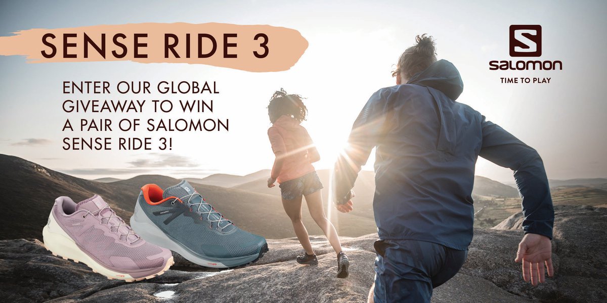 iRunFar's tweet photo. Enter today to win one of five pairs of the Salomon Sense Ride 3! https://t.co/xQHr20Zrsc

(Contest open globally!) https://t.co/70ewzd73aI