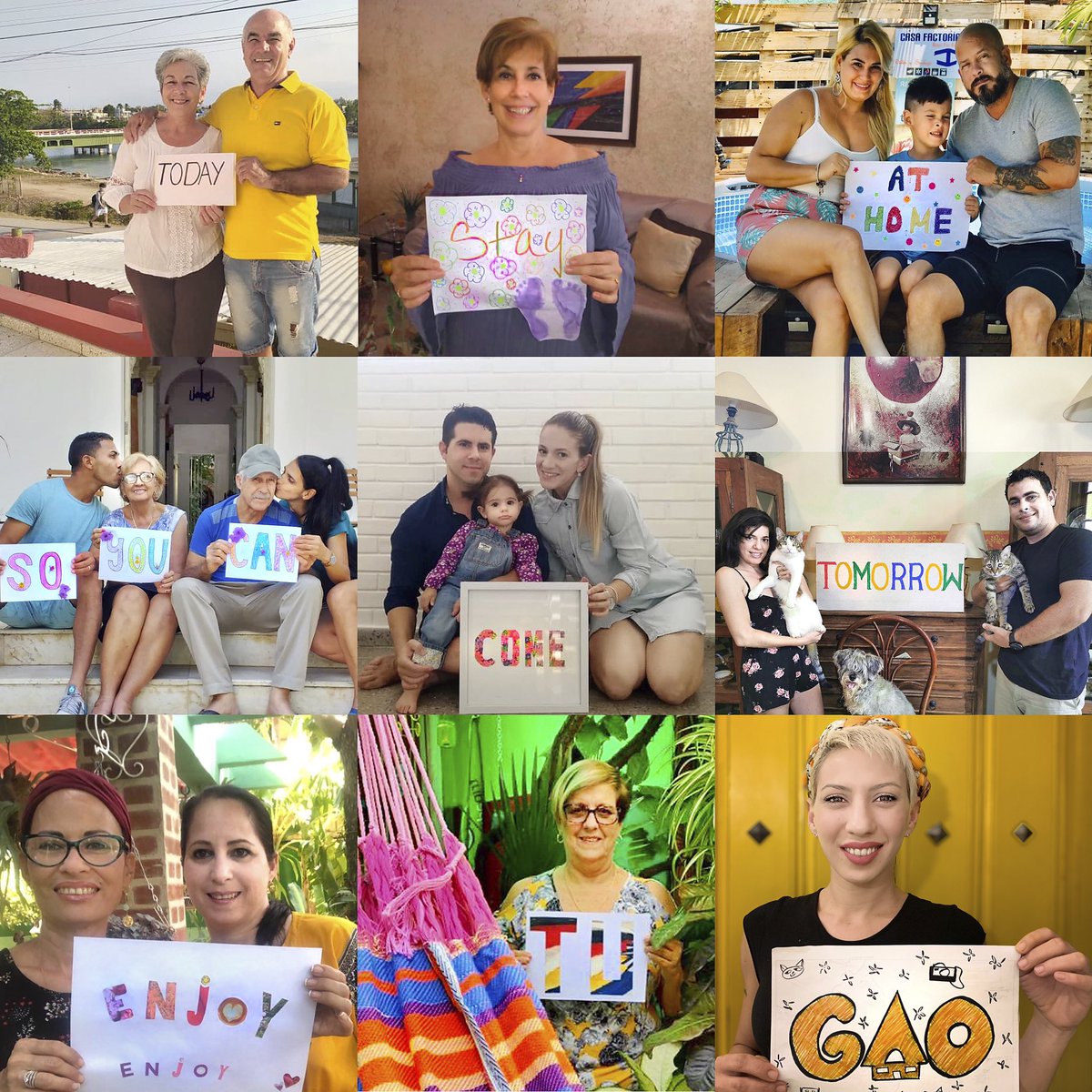 full_gao's tweet photo. Solo fue necesario lanzar la convocatoria para que estos 18 maravillosos anfitriones @Airbnb cubanos 🇨🇺 de “Escuela de #Superhosts “ se pusieran manos a la obra, con creatividad y compromiso. Brinda al mundo un mensaje positivo. #gozatugao https://t.co/zif2WM4FLc