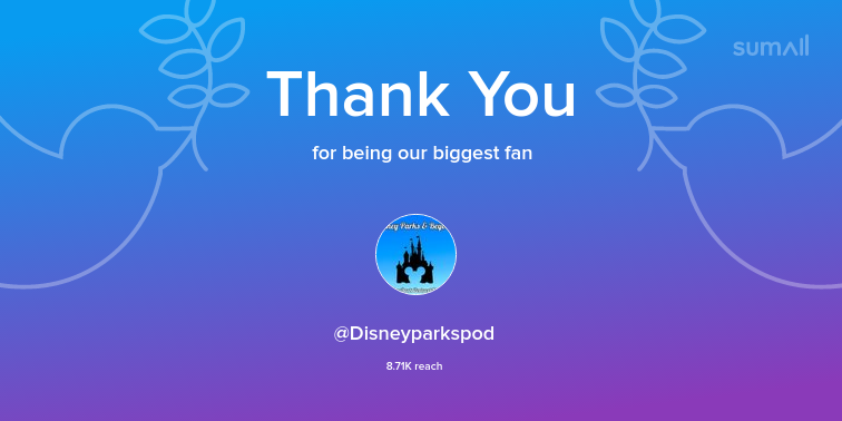 AddictOrlando's tweet photo. Our biggest fans this week: Disneyparkspod. Thank you! via https://t.co/2MpCPq0mdi https://t.co/98XYlSkVUg
