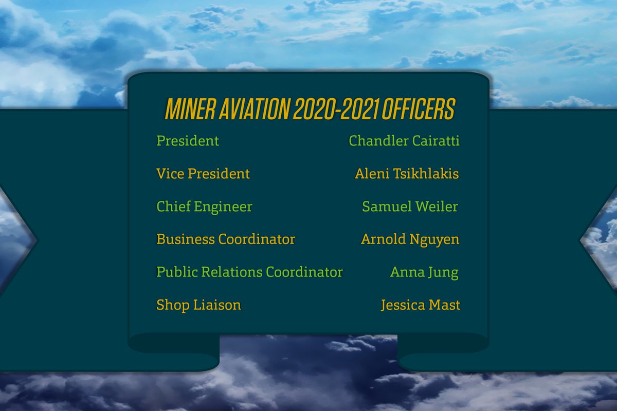 MinerAviation's tweet photo. It’s been a wild ride these past few weeks and our president has provided a quick update for you all. We’ve got a new blog post up, so be sure to check it out! Link to blog post: https://t.co/rzGSqMzGEk https://t.co/nf3Iixbd13
