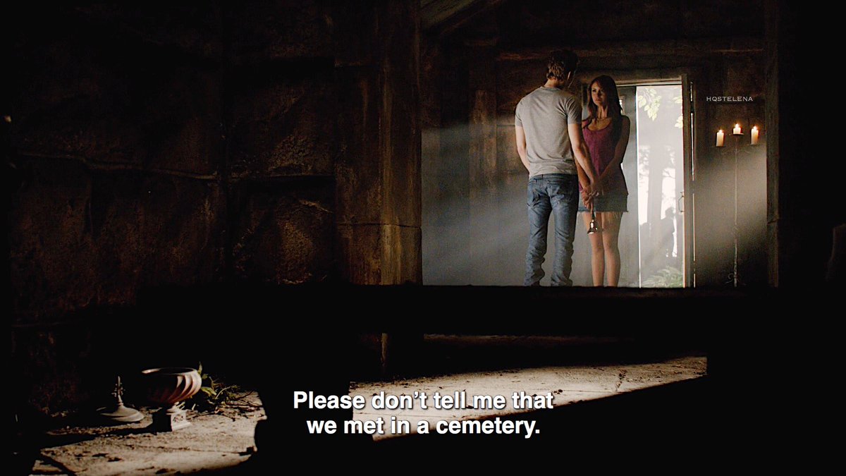 "well, no. officially, we met somewhere else first, but, um, you want to see?""yeah, sure"