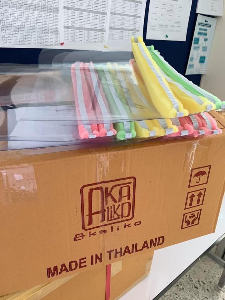 KaamKhrab's tweet photo. Due to scarcity of medical quality masks, frontline warriors in Thailand are improvising. 
#HumanGenius fighting against #COVID2019 @ThePlacardGuy @narendramodi @desimojito https://t.co/JMYjREkcZy
