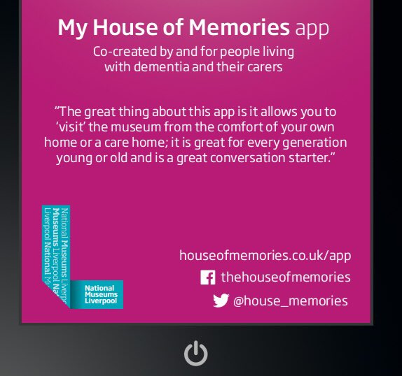 house_memories's tweet photo. The FREE My House of Memories app designed by &amp; for people with dementia can by used by everyone staying at home.

Explore 100s of objects from 1920-80s relating to your life history, identity &amp; hobbies brought to life through sound &amp; music.
Download here: https://t.co/YCsgOhd91j https://t.co/8aUrGrJV3j