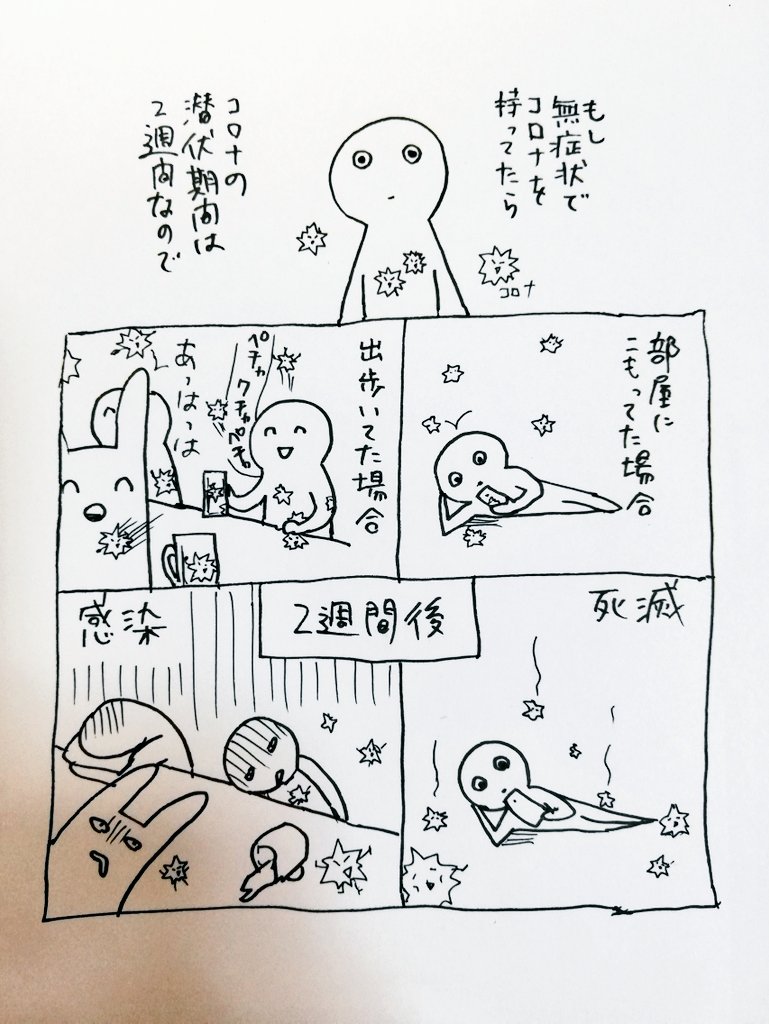 外出自粛はこういう認識で合ってる? 