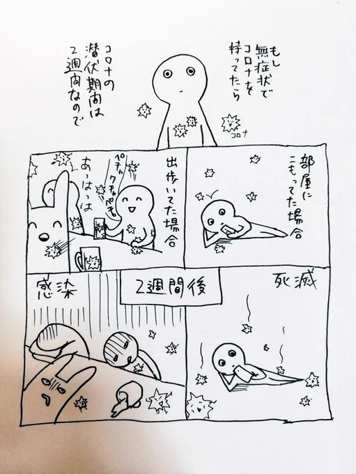 外出自粛はこういう認識で合ってる? 