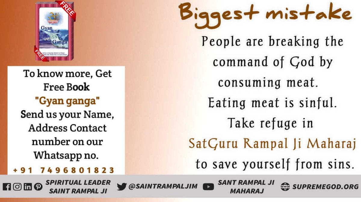 Charand72818028's tweet photo. #ModijiSaveDoctor
@narendramodi
@SantRampalJiMa6
Supreme God Kabir can extend the age of His worshipper.
Must worship Him through taking refuge in True Saint Rampal Ji Maharaj.
He alone Has this power.
#WhoCanSave_The_World
#Who_Is_RealGod https://t.co/kMq1LHBTsW