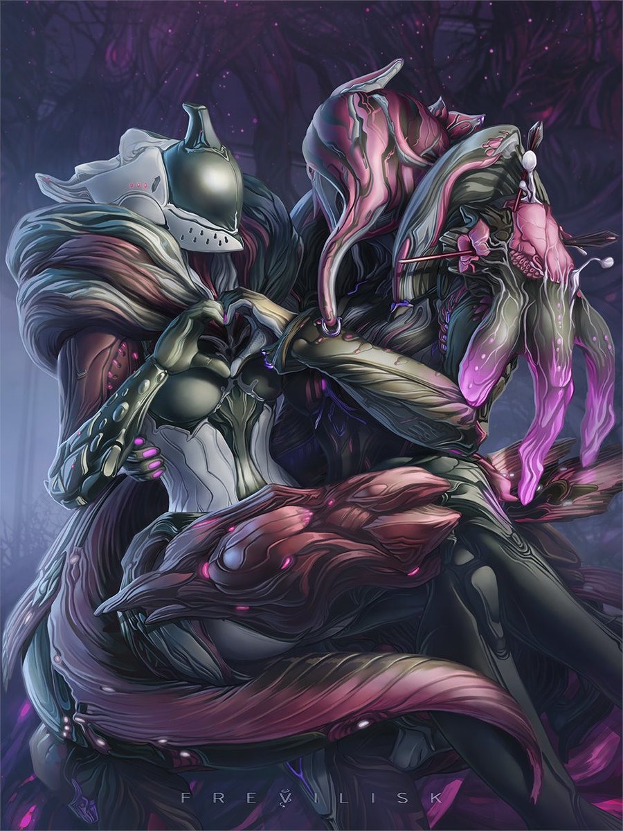 warframe fan art saryn