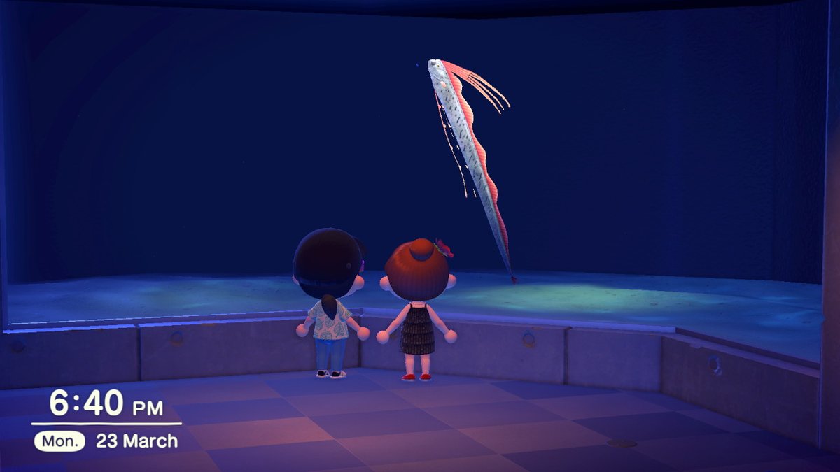 RevanRek's tweet photo. Me and @fazfhunder enjoying date night at the museum in #animalcrossingnewhorizons #AnimalCrossing #ACNH #NintendoSwitch https://t.co/2ntxLNqbz9