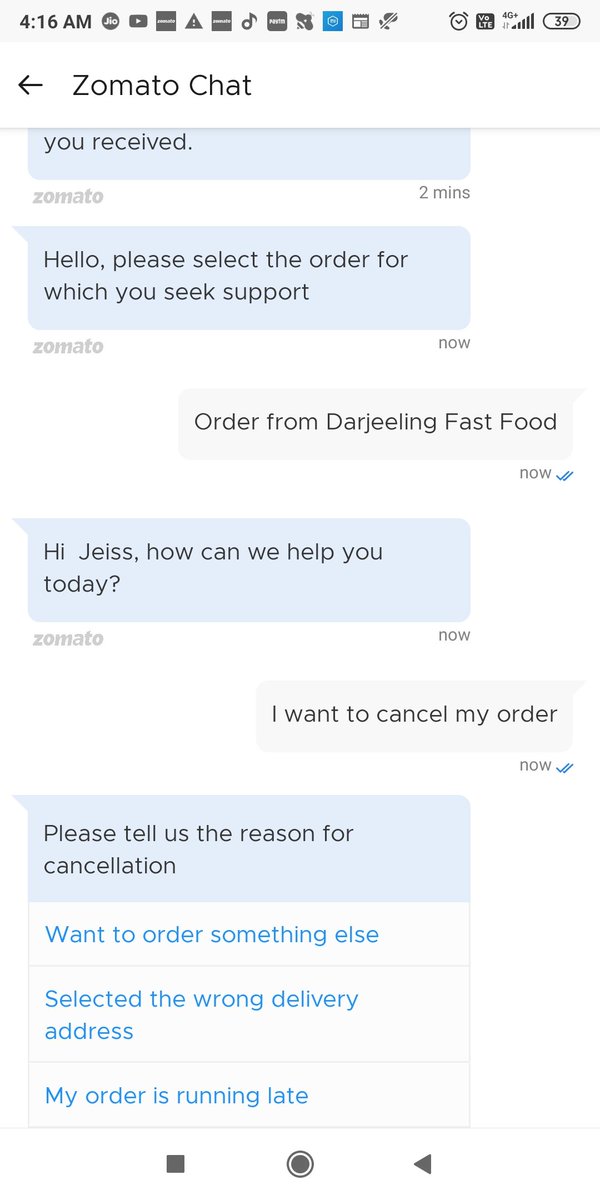 jessespace's tweet photo. @ZomatoIN  why you app sucks... https://t.co/E4ihR3qhBs