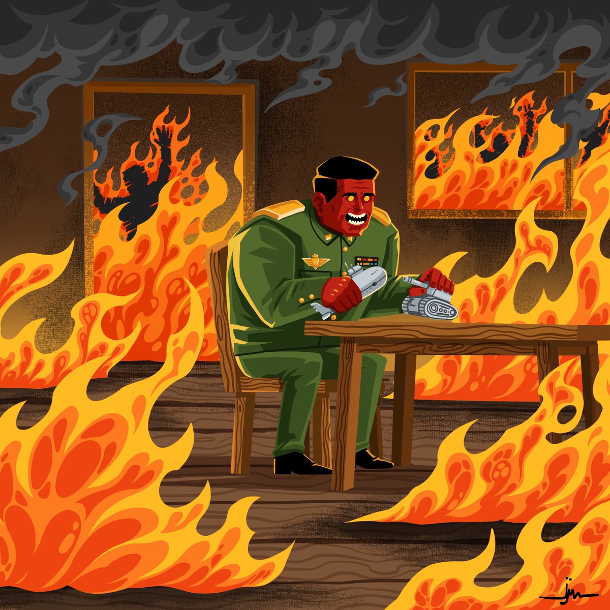 ‘All is well’
Digital paint, 2020.