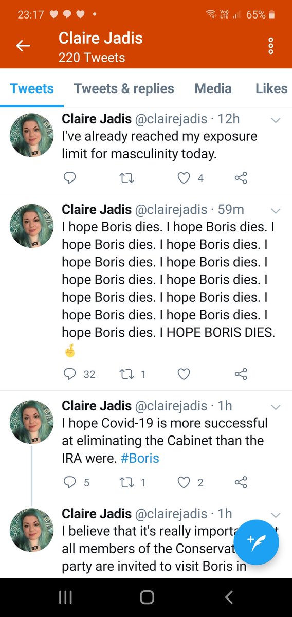 smallbaldman's tweet photo. Dear @metpoliceuk 
Hate crime must be taken seriously. Please see image from @clairejadis 

You have said you will investigate hate crime. If this person is not on your area then please pass to the relevant police force. https://t.co/97riZxjlZQ