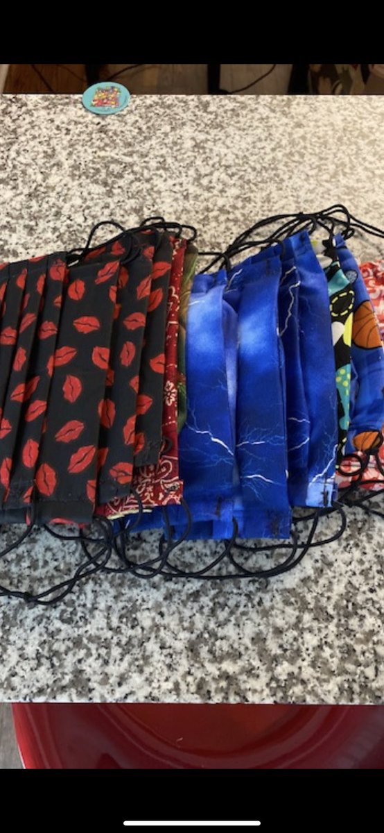 Mcscience348's tweet photo. Can I just say, WOW!! I put out an email to #mthcs asking for masks for our #LSi business partner. #MTHCS proud of my colleagues. Shoutout to coaches, teachers and students! #digital learning and beyond! #STEM #PBL shout out J Holland!! Within hours she made 12!! https://t.co/jSONqFCtmh
