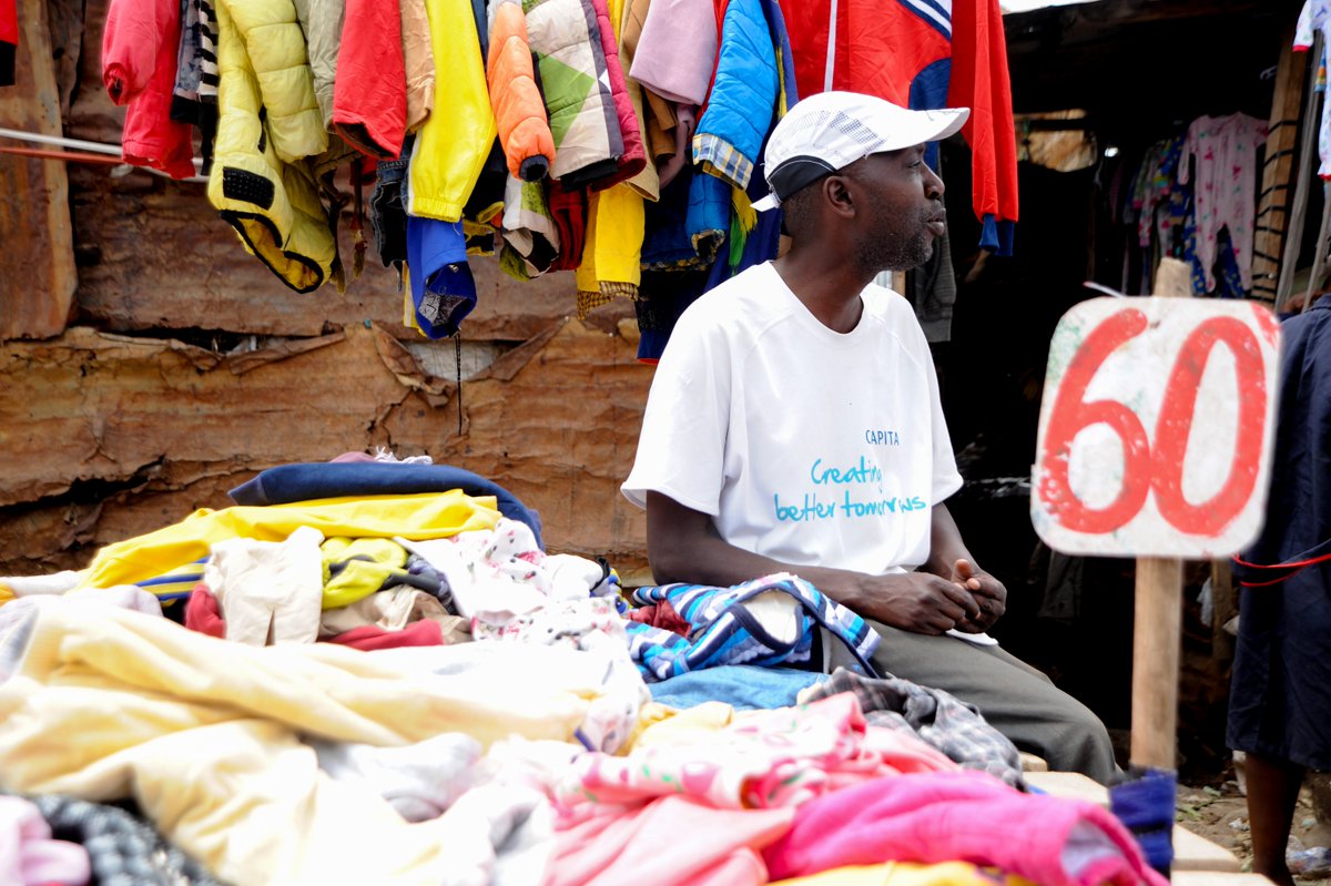 Anthony Kinuthia- 45, Hawker "If people are struggling to buy food can you imagine anyone buying clothes? As you can see the general trend in the market is that people are reducing spending or they don’t have money to buy things. So, I am stuck with my Mitumba stock."