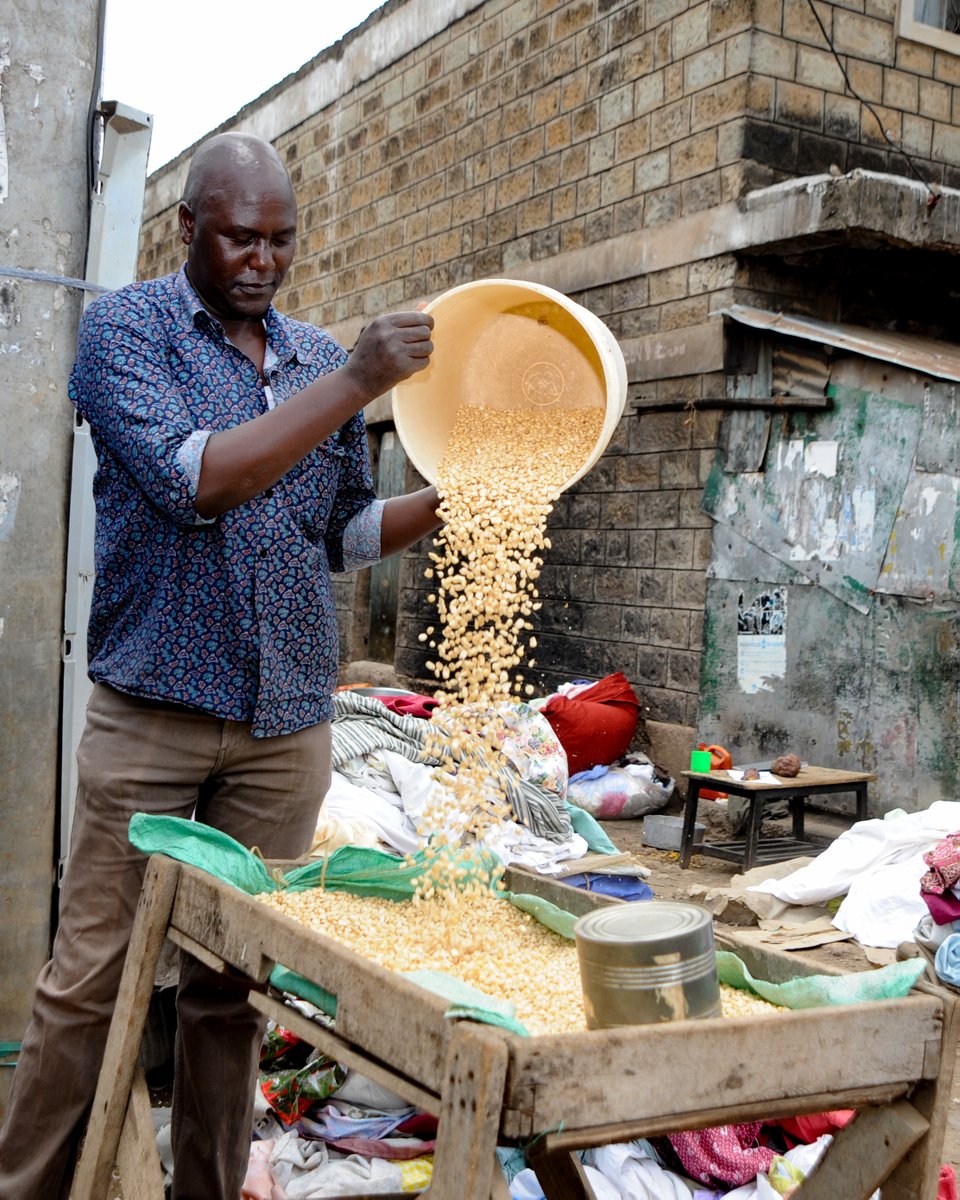 Josephat Mongela – 45, Posho Mill attendant The normal patterns for the business were to sell two bags of maize flour in a day since the pandemic he is only selling half a bag of maize per day.