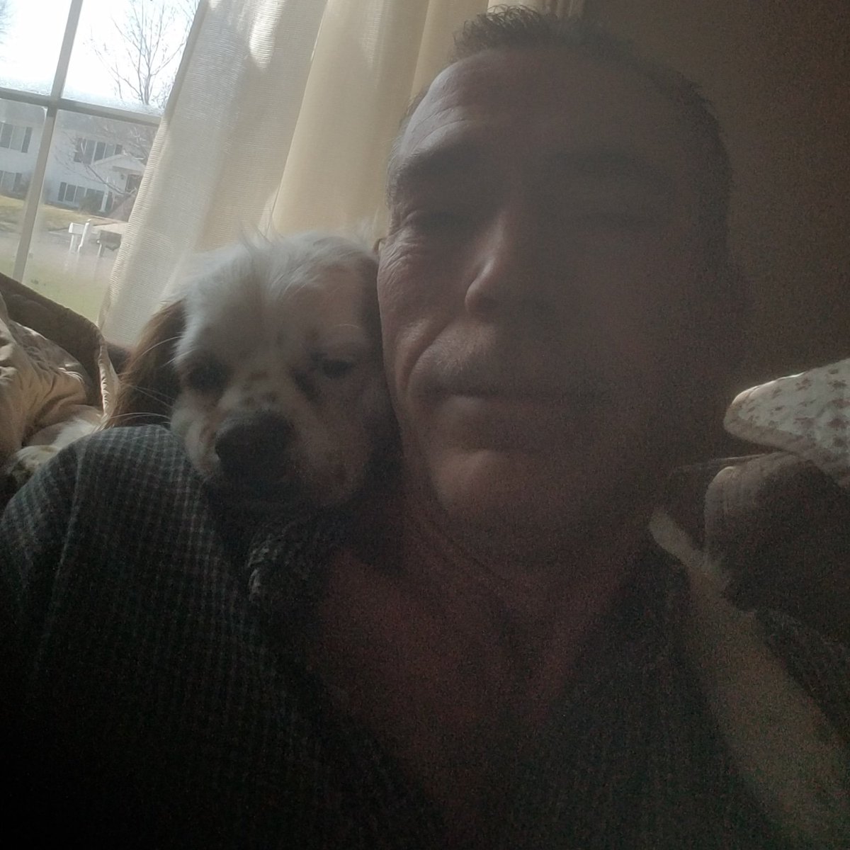 WadeField3's tweet image. Me and MILO CHILLING!!
