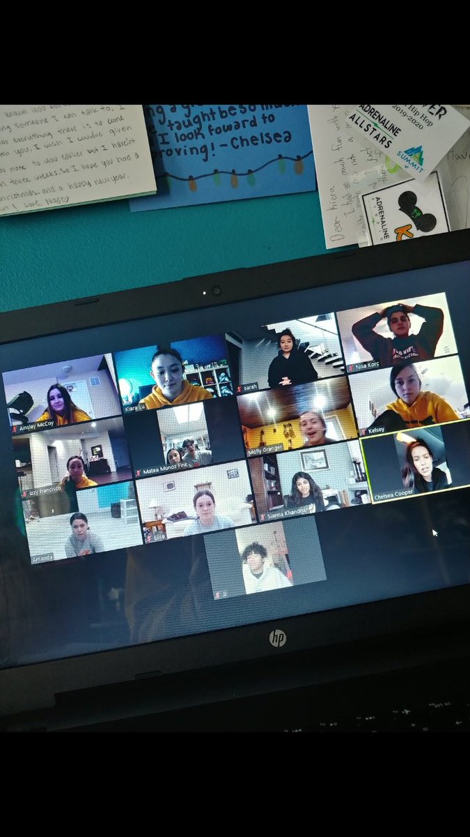 PrePROprogram's tweet image. We are still training! We are still  working on skills, dancing and getting to bond together at home! Thank you so much to our Artistic Director and founder Chelsea Cooper and to our Assistant Director Kiara Lu for keeping us dancing and being together during these times! #dance