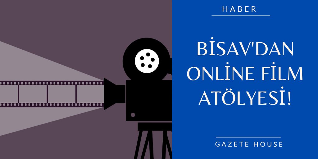 GazeteHouse's tweet photo. GH Haber | BİSAV'dan online film atölyesi!
🎥Herkese açık olacağı belirtilen atölyeye katılım için niyet mektubu yazılması gerekiyor.
Haberin ayrınları için: https://t.co/iFiecIc1RI
#Pazartesi #bisav #covid2019 https://t.co/JuW557l3AA
