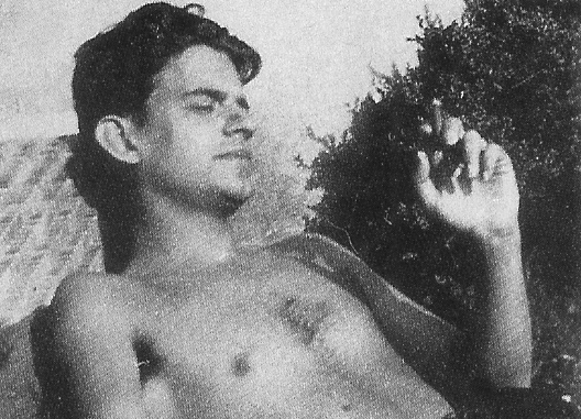 Speaking of non-philosophers, here's the young Lacan. I don't like including Lacan in lists of philosophers, but he's so hot here. And he knows it. Look at that tuft of chest hair.