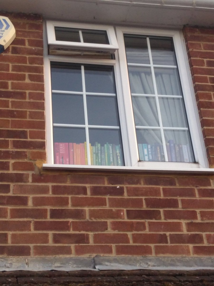 PipersLibrary's tweet image. &apos;Put a rainbow in your window&apos; they said. So we didit.....our way!