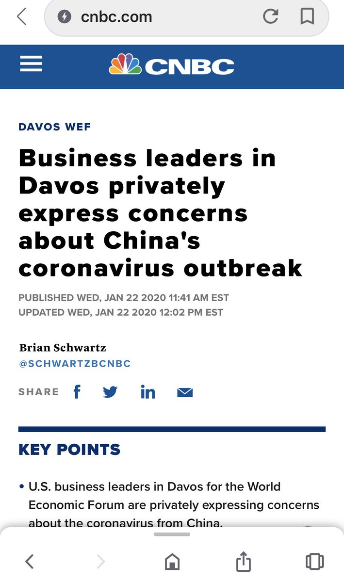 NOVARTIS EXECS, WHO STOOD TO PROFIT FROM  #CORONAVIRUS (Novartis makes  #Hydroxychloroquine ) WERE AT THE TABLE W/TRUMP WHILE HE AND OTHERS IN HIS ADMIN WERE SIMULTANEOUSLY DOWNPLAYING THE  #PANDEMIC. 1/22/20 