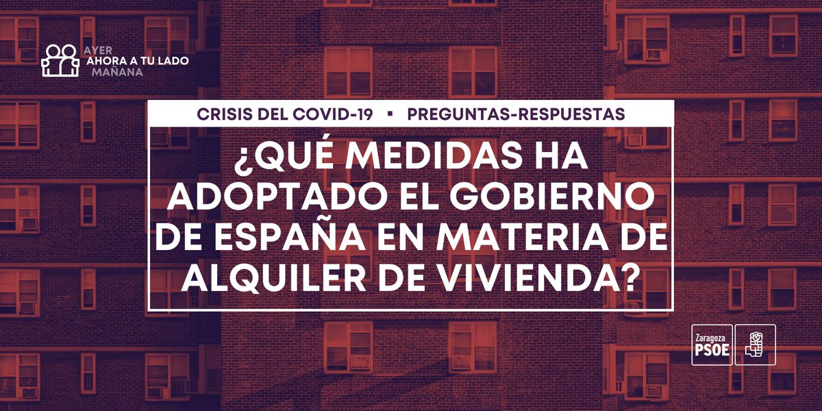#ATuLadoPSOE 👥

🏘 Os presentamos las medidas en alquiler de vivienda que se han llevado a cabo desde el Gobierno de España en un formato pregunta-respuesta para aclarar mejor vuestras dudas. Abrimos hilo👇👇

Para mayor información sobre los trámites 
👉bit.ly/ATuLado-Alquil…