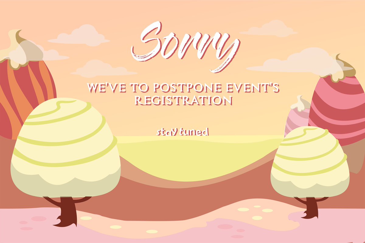 We regret to inform you that our event’s registration will be postponed due to the concerns of Covid-19 situation.
.
.
stay tuned for more updates✨
Instagram : <a href="/delayotaevents/">Delapan Event Update</a>
Line : @cii4406o

#delayotaevents
