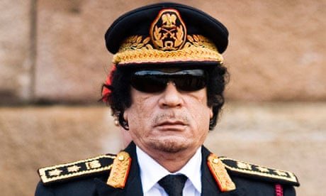 Get you a man with accessories you can borrow! Muammar Gaddafi? Mmmmmm Gaddafi, more like!