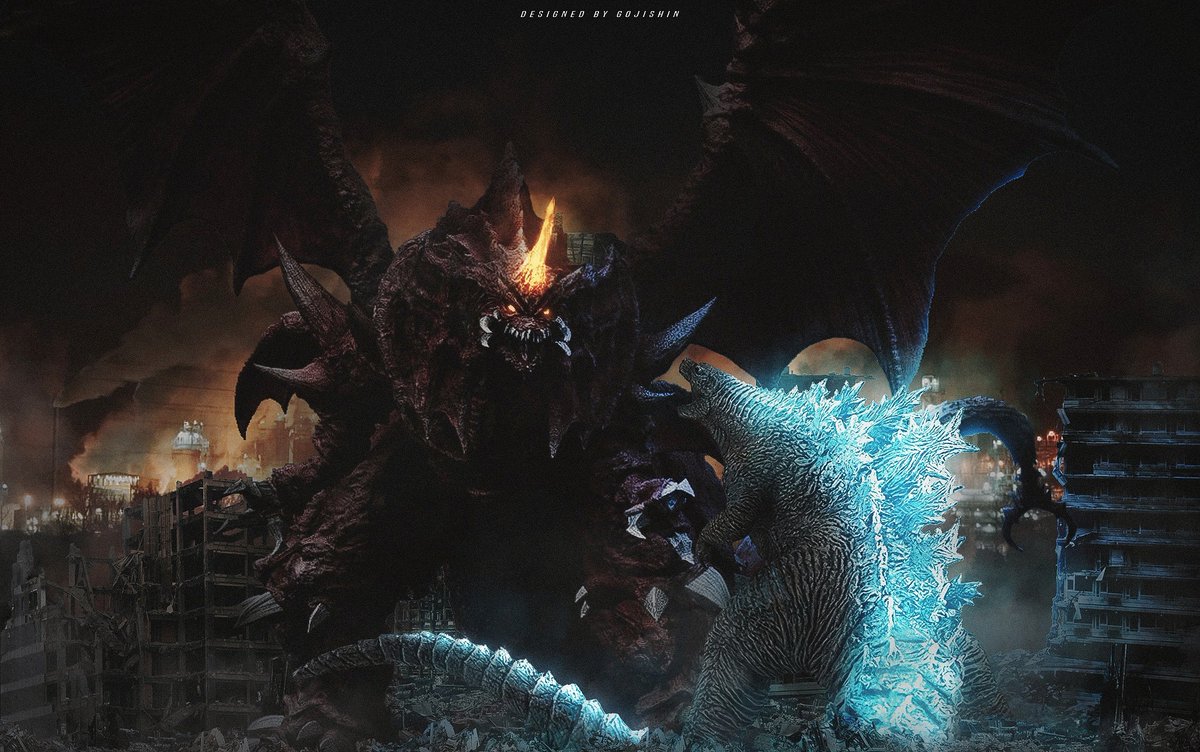 IamGojiShin's tweet photo. The Ultimate battle has begun!
#gojira #godzilla #kingofthemonsters #tokusatsu #toho #daikaiju #kaiju #ゴジラ #シンゴジラ #Japan #shingodzilla #godzillakingofthemonsters #Kingkaiju #KingGhidorah #Rodan #Mothra #Destroyah #KingKong #Monsterverse #godzilla2019 #Photoshop https://t.co/IcvD5Ax65A