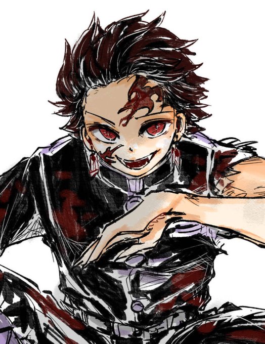 ✨Jewel ✨さんがTwitterに投稿した竈門炭治郎(鬼滅の刃)のイラスト。