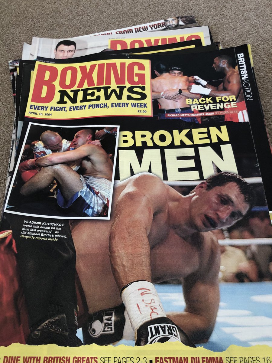 Klitschko's tweet image. When I hit the deck against then turned champ Brewster, it all changed for me. Called - “Deadman Walking”, “Broken Man” and so on. Not defined by the “Nay Sayers”, triggered a FIRE that lead me to be the longest combined Heavyweight Champion in history. #FACEYourChallenge 🔥