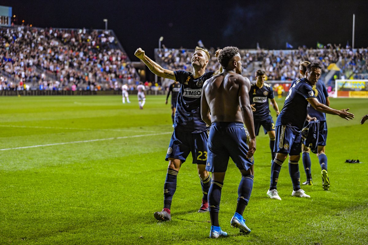 PhilaUnion's tweet photo. We need U! Do you recognize these #UnionClassic snapshots below?
Vote for the match you want to see next Saturday on @phl17
REPLY w emoji to vote
👀: 5/28/2011 PHI 6-2 TOR
⚡: 9/29/2011 PHI 3-2 DCU
🔥: 8/31/2019 PHI 3-1 ATL
#DOOP | #UnionClassic https://t.co/ov8s38oNGu