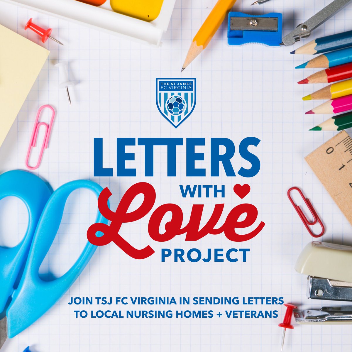 The St James Football Club (@thestjamesfc) on Twitter photo 💌We are thrilled to see a great response to our #LetterswithLove service project. 📝Players from so many teams participated in this optional activity & hand wrote letters of encouragement & sent to nursing homes and <a href="/OpGratitude/">Operation Gratitude</a> ❤️Please continue to spread the ❤️ the #FCV way. 💌We are thrilled to see a great response to our #LetterswithLove service project. 📝Players from so many teams participated in this optional activity & hand wrote letters of encouragement & sent to nursing homes and <a href="/OpGratitude/">Operation Gratitude</a> ❤️Please continue to spread the ❤️ the #FCV way.