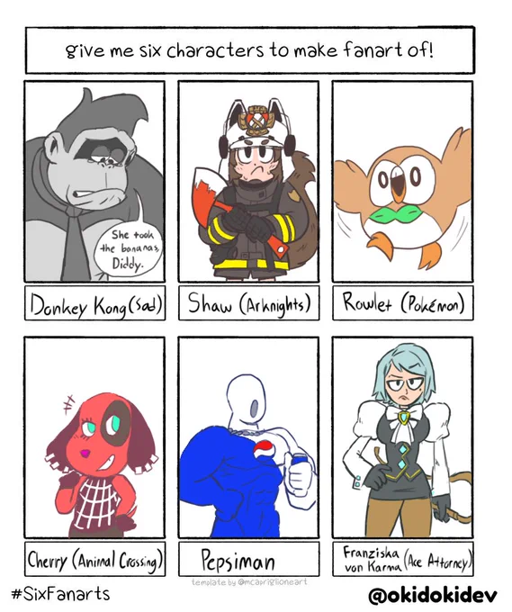 this program was made possible in part by viewers like you #sixfanarts 