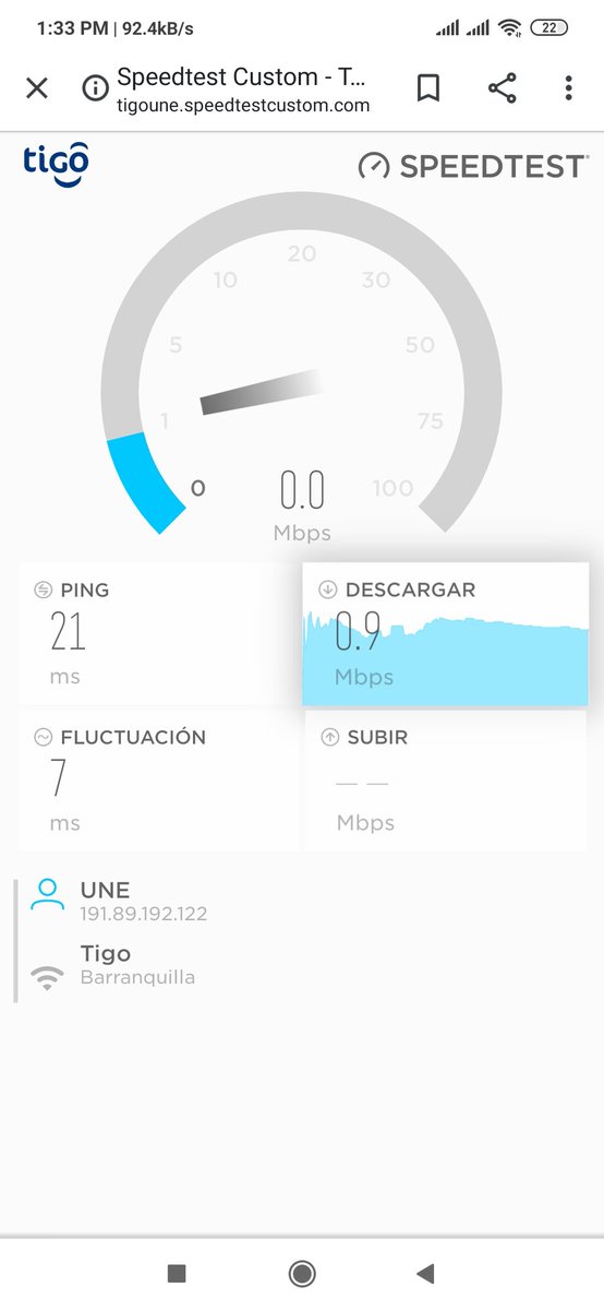 DevinsonFonseca's tweet photo. @Tigo_Colombia Pésimo servicio de 30 megas solo un 10% de señal https://t.co/F4rjXks1pC