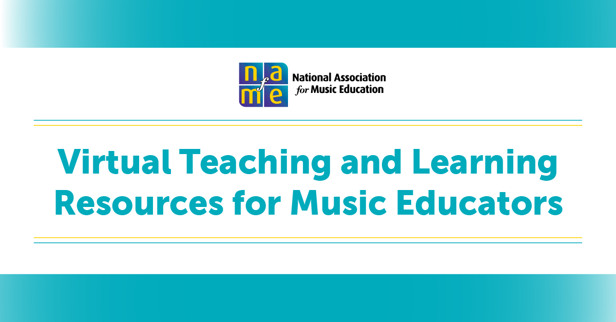 Keep visiting the NAfME Virtual Teaching and Learning resource page often for webinar archives, new ideas, content, teaching tips, and more during school closures: bit.ly/VirtualTeachin… #COVID19 #onlineteaching #musedchat