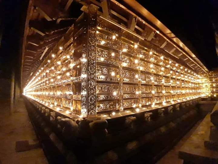 nareshshetty08's tweet photo. On PM Shri @narendramodi 's appeal to the Nation, the lamp was lit and prayed to Shri Rajarajeshwari Amma at Sri Kshetra Polali, #Mangaluru for the health of lives of the Nation.
#April5th #ModiUnityCall https://t.co/f2YXoNjqk4