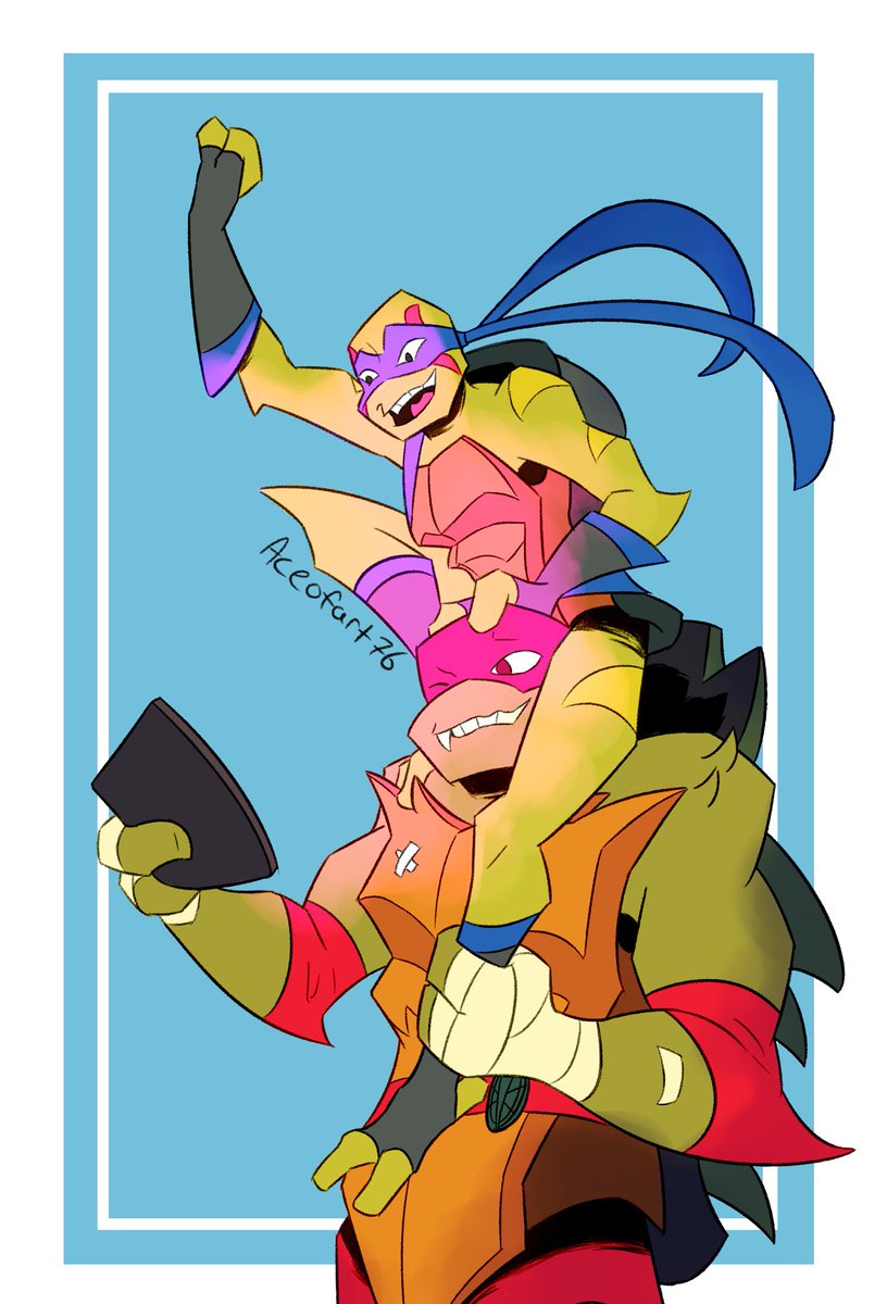 aceofart_76's tweet photo. Every incarnation of Leo is my favorite and Rise Leo is no exception. #rottmntweek #rottmnt #tmnt #tmntleo #tmntraph https://t.co/z15Rc2bocp