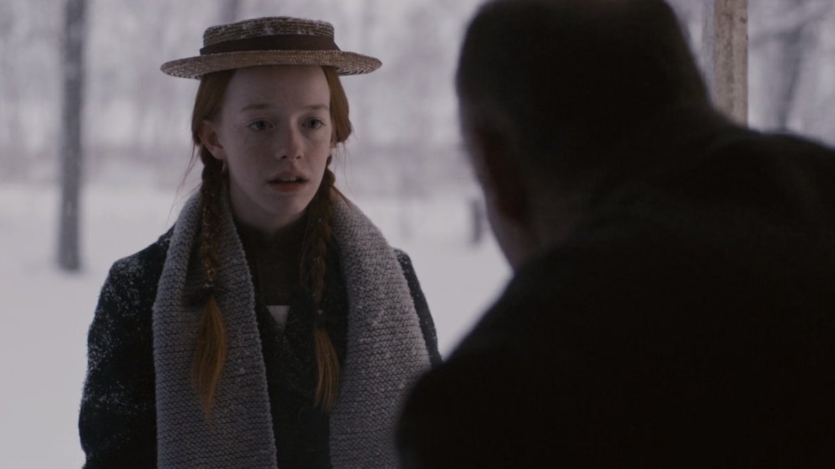 -"What wonderful red hair. You're the Cuthbert's new charge, aren't you ?- Yes...- I've heard nice things about you."{season 1 - episode 5} #renewannewithane