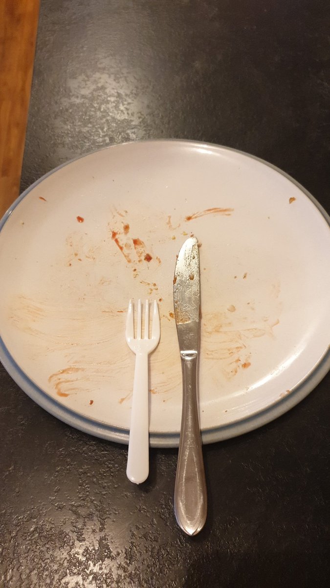I know we are on lockdown @cazzabarks but we need to nip out and get some dishwasher tablets. I am just not feeling the cutlery.