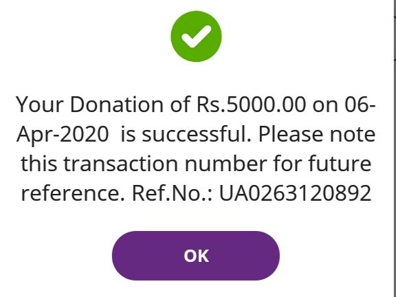 asbhonge's tweet photo. Dear Prime Minister @narendramodi ji I have contributed  very little amount , my heart is big but pocket is short. I want to be a part of solution in this war. India should win this war.
I appeal all Indians to be a part of helping hands @PMOIndia
#PMCARES #IndiaFightsCorona https://t.co/0azAGtgyqx