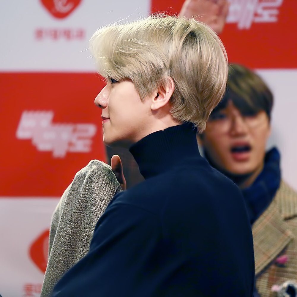  #Baekhyun   godly side profile ; mini thread
