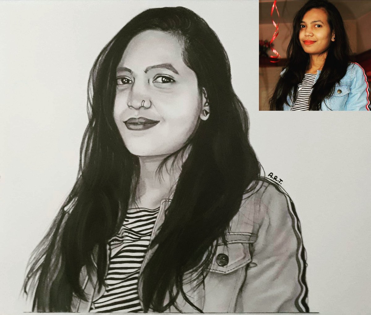 AartiJadav4's tweet photo. #meera
#happybirthday #birthday #birthdaygirl #pensilsketch #pensilartwork #sketch #sketchbook #drawing #art #artwork #artistsoninstagram π¨ #illustration #realestatkat #oder #complted ππ
#RealisT_A.R.T. https://t.co/pJOKv7GUtL