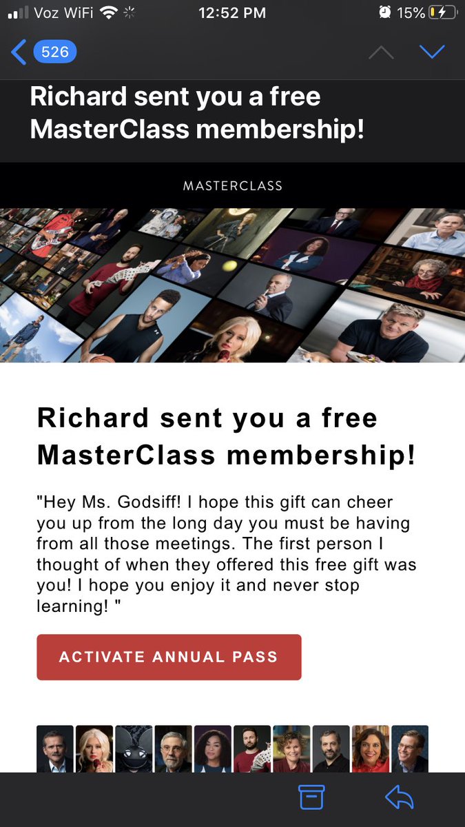 MrsGodsiff's tweet photo. This just made my week! When a student thinks of you as a learner, you know you nailed it! Now I just need an extra few hours so I can learn something new between my Zoom meetings... #honored #masterclass #bestgiftever #everyonelearningeverywhere @mrgodsiff @MrsLauraW @sragordon https://t.co/XF2pqzRxM0