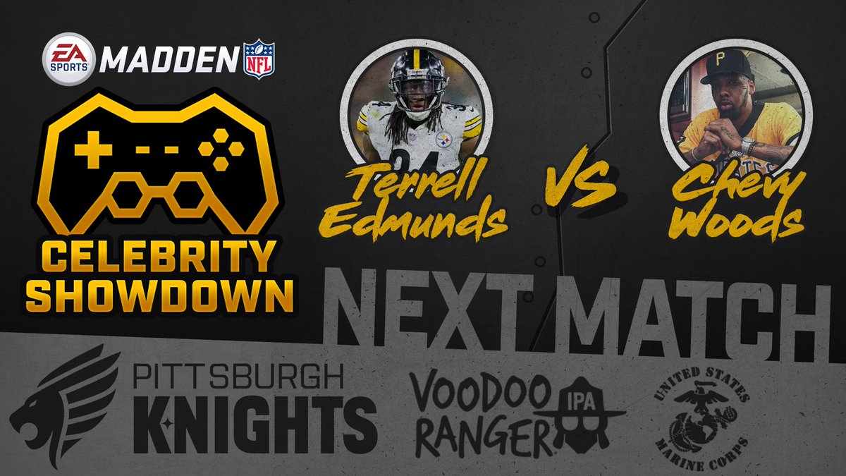 KnightsGG's tweet photo. It's our Hot Match 🔥

@CHEVYWOODS is facing off against @rell_island6 RIGHT NOW and then heads on to play @benny_snell right afterwards. Two back-to-back games you don't want to miss. 👇

📺 https://t.co/nFpmGoKVYJ
🦁 #KnightsNation #PKMadden https://t.co/J1W5QaICOs