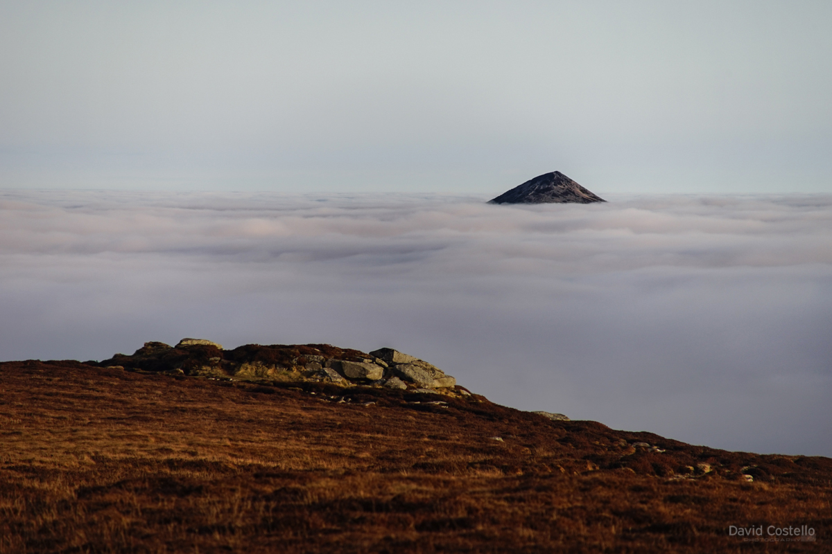 DavidCostelloDC's tweet photo. The Sugarloaf Mountain above the Fog. 

The view from Fairy Castle into Wicklow on Easter Sunday 5 years ago today.

#SugarLoaf #FairyCastle #Easter #Fog #Dublin to #Wicklow
@ThePhotoHour @StormHour @deric_tv https://t.co/wXbyVN1Czg