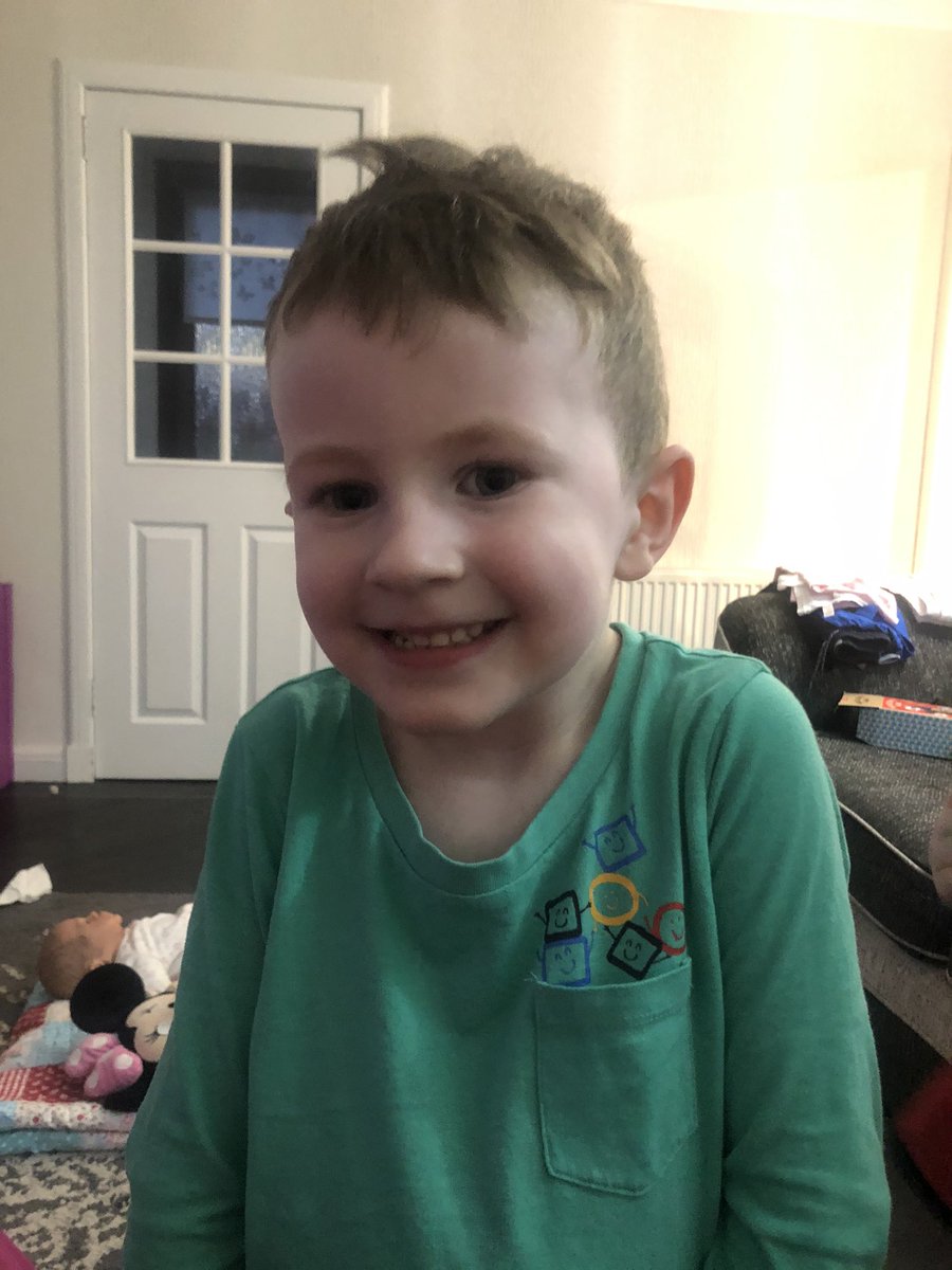 sweetdrongo's tweet photo. @BalmallochNC Mrs F Harvey just smiled at this pic for ages! He’s missing you so much. Says you told him he gives the best cuddles ❤️ https://t.co/9AEOlhKkf9
