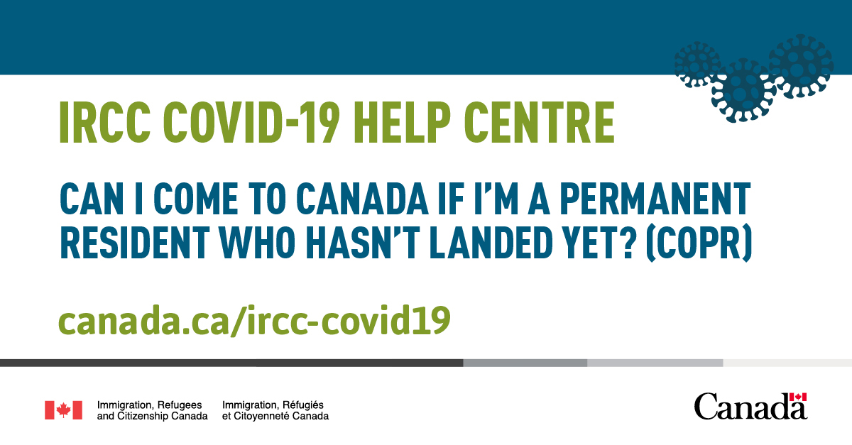 You can come to Canada if your permanent residence application was approved on or before March 18, 2020, you haven’t landed yet and have no symptoms of  #COVID19. You are exempt from the travel restrictions. Learn more:  https://bit.ly/2JAkLzo 