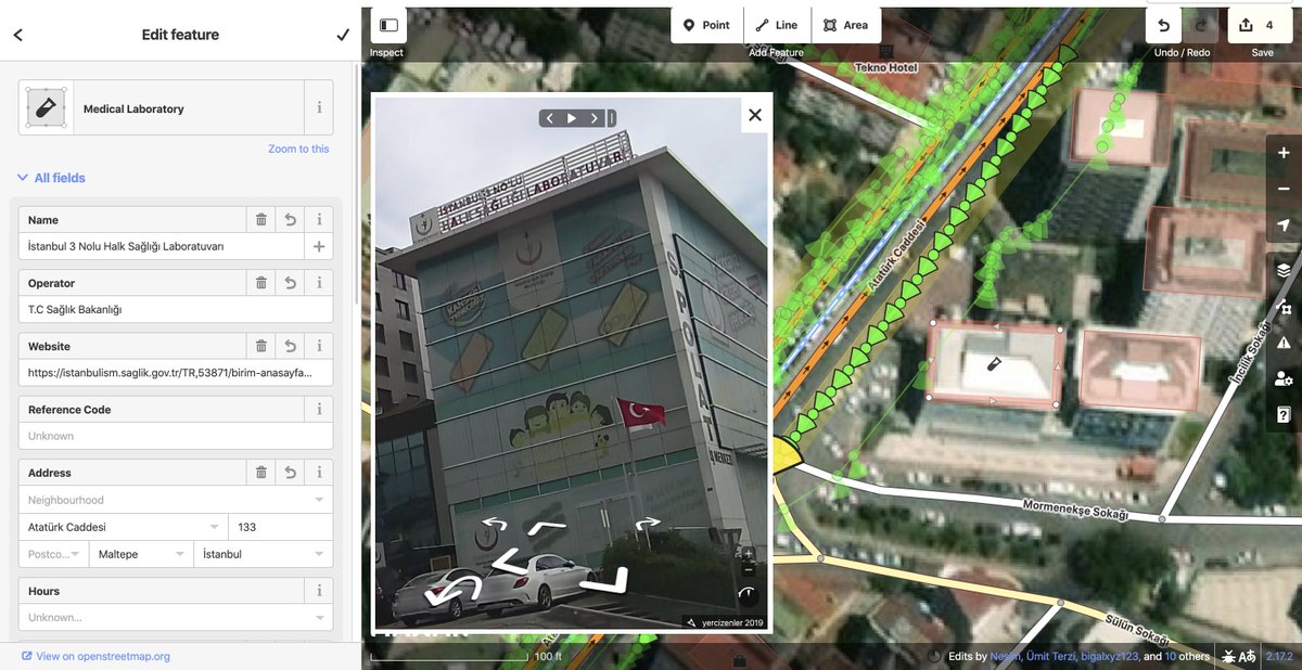 Mapping authorized COVID-19 testing labs in Turkey. <a href="/saglikbakanligi/">T.C. Sağlık Bakanlığı</a> has published a list of testing labs without address data, here we are using <a href="/mapillary/">Mapillary</a> to verify the labs and their positions.