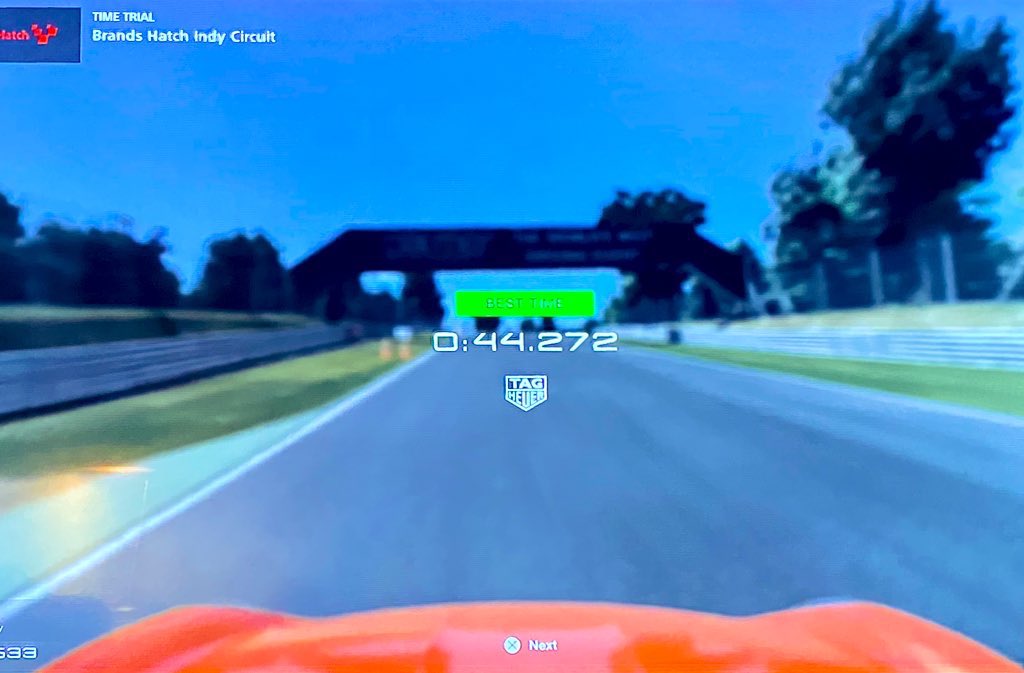 44.27s using GT3-RS on racing super softs any good #27racers.  PS4, GTSport and lager.