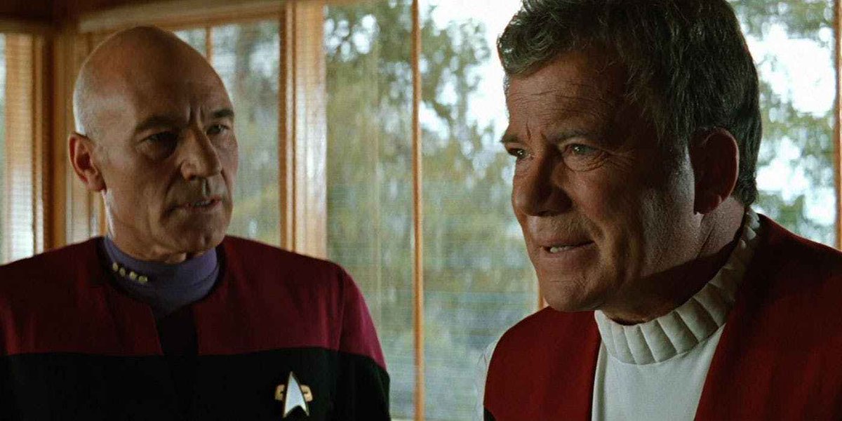 My  #FilmForTonight was  #StarTrekGenerations, starring Patrick Stewart, William Shatner, Jonathan Frakes, Brent Spiner & Malcolm McDowell.Said this before but I believe this outing doesn't get the love it should. Remember seeing it in theaters & I loved it   #StarTrek